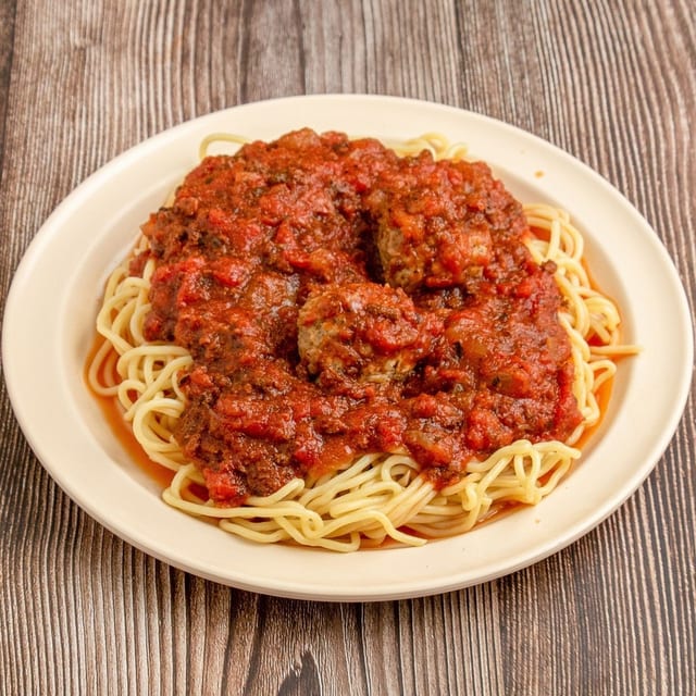 Spaghetti with Meatballs.